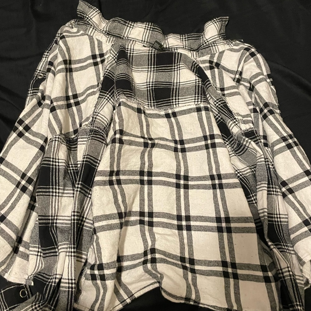 size s plaid flannel